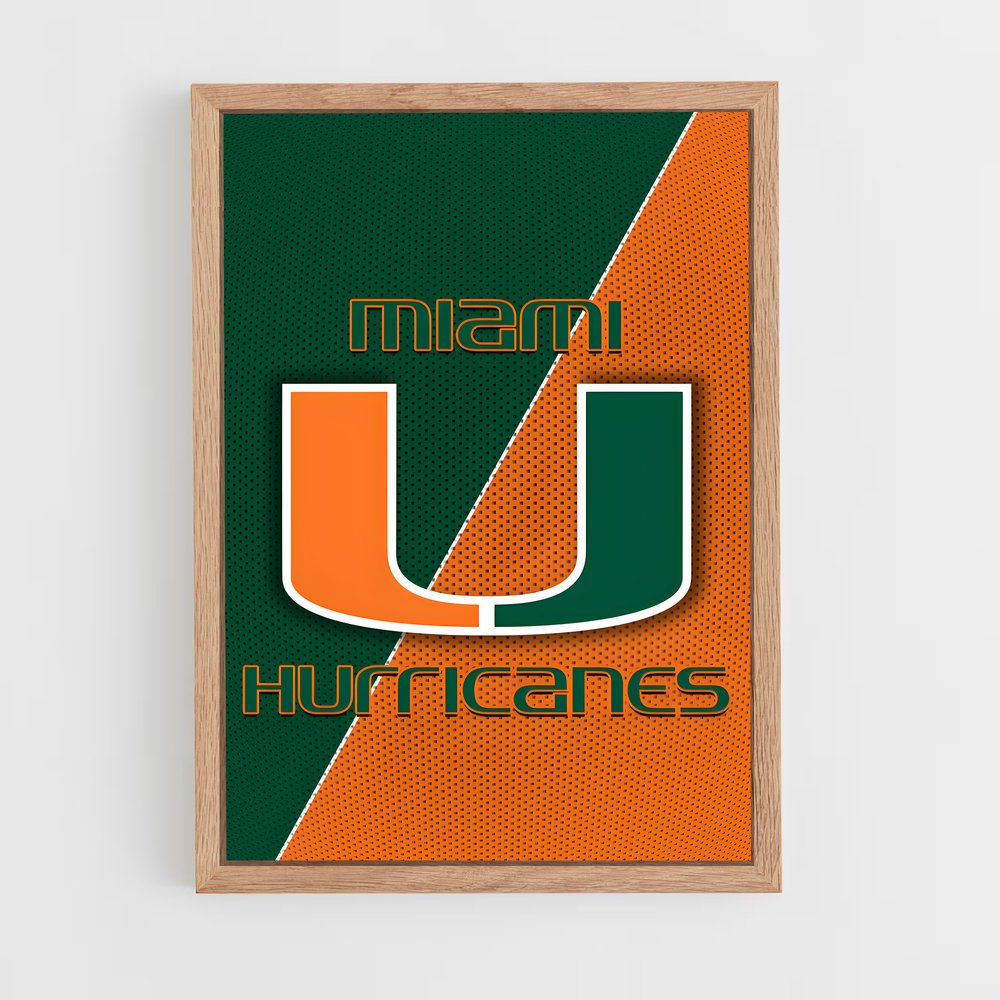 Poster Hurricanes de Miami – affiche Baseball (vue 4)